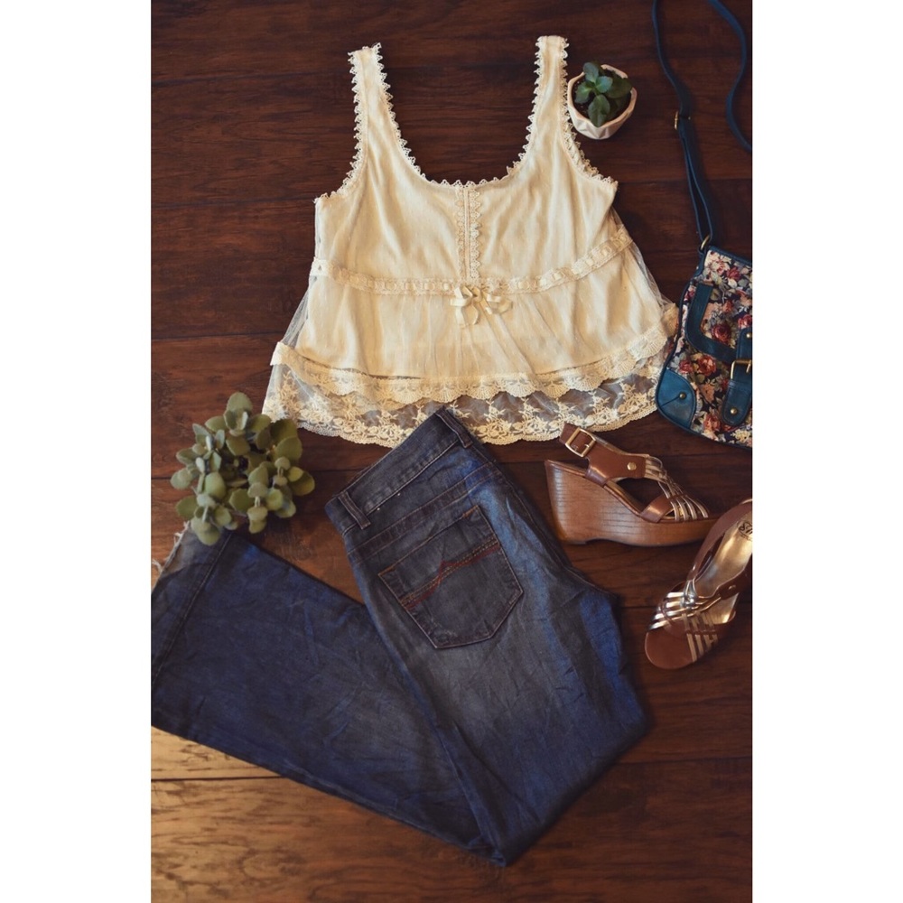 🌸Forever21 boho Coachella festival top